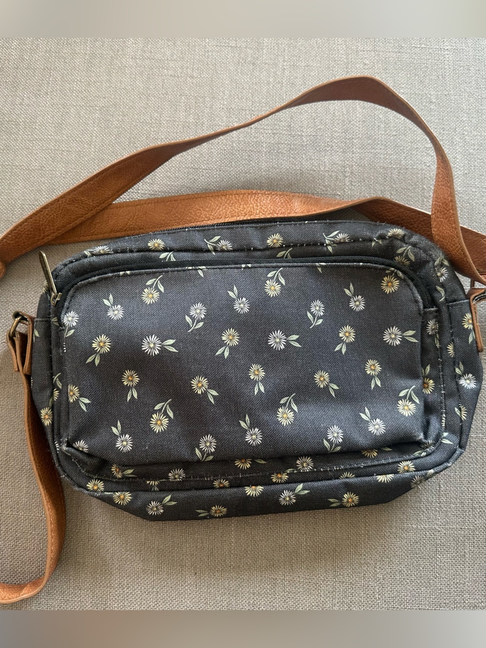 Thirty-One Crossbody Bag with Brown Strap
